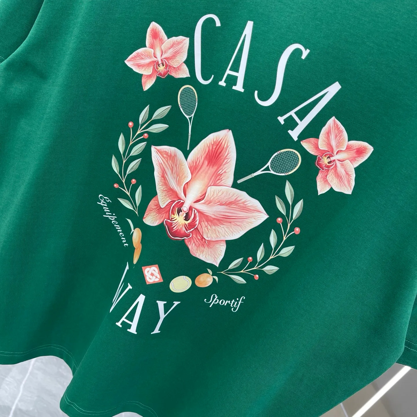 New Arrival Casablanca Classic Series T ～ ， ， 。 ， Classic ， In Stock ！ ：White Black Green Blue Pink（5 ） Size：S M L XL XXL